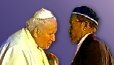 Imam W.D. Mohammed and Pope John Paul II